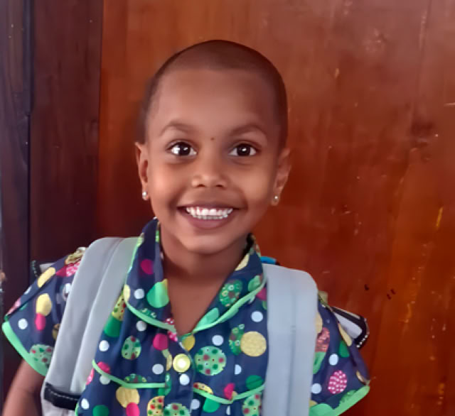 Petite fille indienne à parrainer